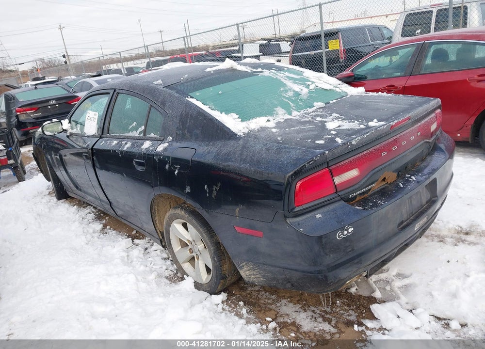 2013 DODGE CHARGER VIN: 2C3CDXBG3DH623445