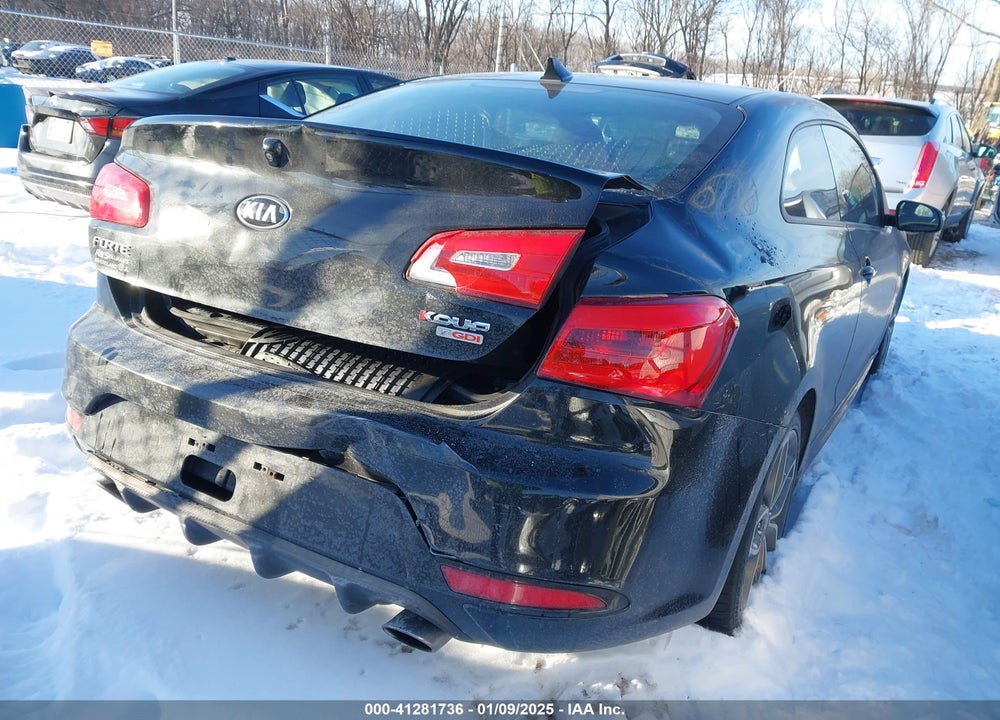 2015 KIA FORTE KOUP VIN: KNAFZ6A30F5390473