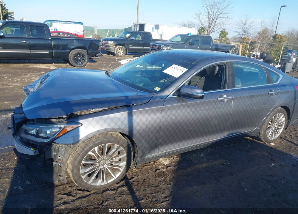 2016 HYUNDAI GENESIS VIN: KMHGN4JE2GU130023