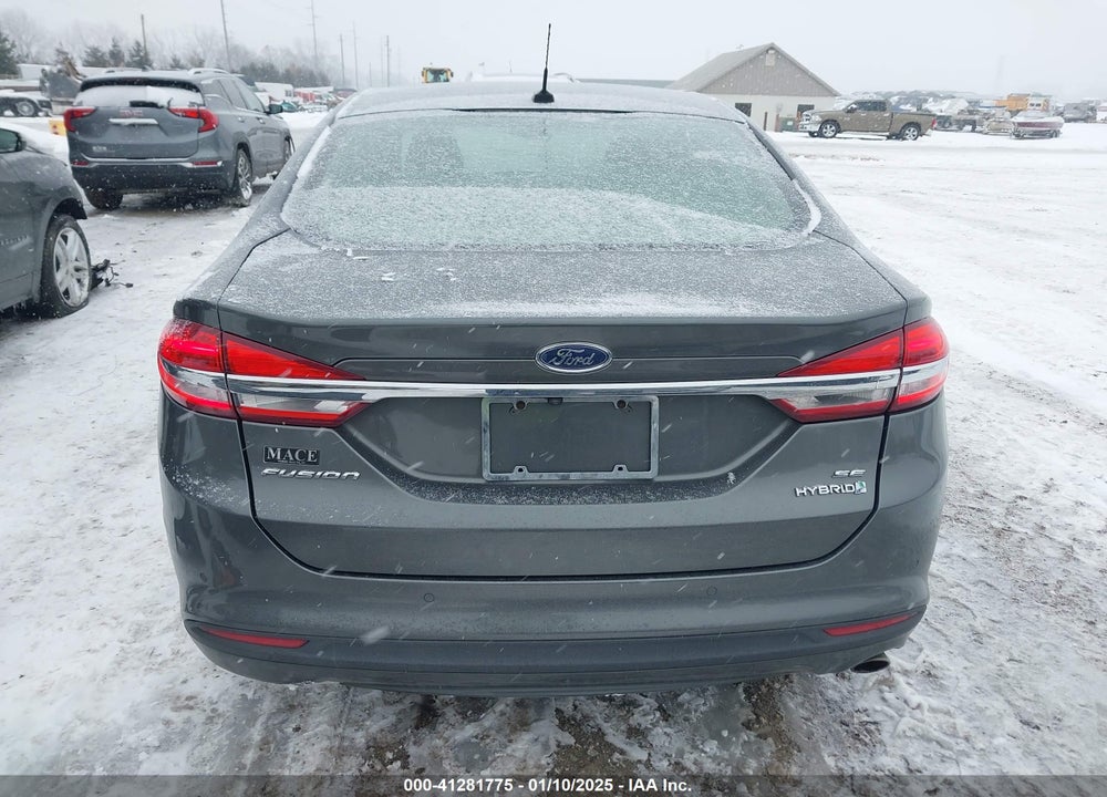 2017 FORD FUSION HYBRID VIN: 3FA6P0LU7HR319093