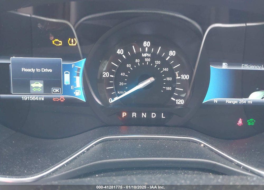 2017 FORD FUSION HYBRID VIN: 3FA6P0LU7HR319093