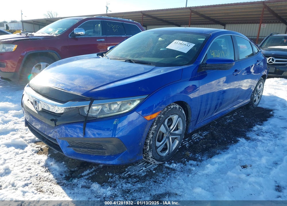 2016 HONDA CIVIC LX VIN: 19XFC2F5XGE014067