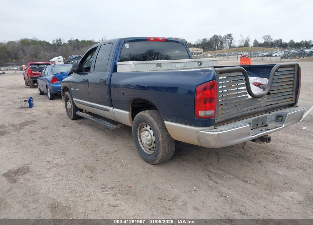 2005 DODGE RAM 2500 ST VIN: 3D7KR28C95G742978