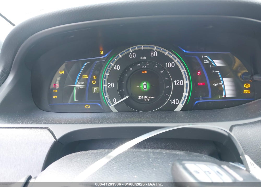 2015 HONDA ACCORD HYBRID TOURING VIN: 1HGCR6F7XFA012350