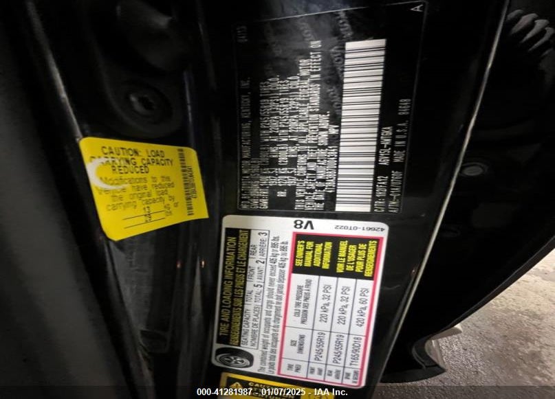 2013 TOYOTA VENZA LE VIN: 4T3BA3BB7DU043841