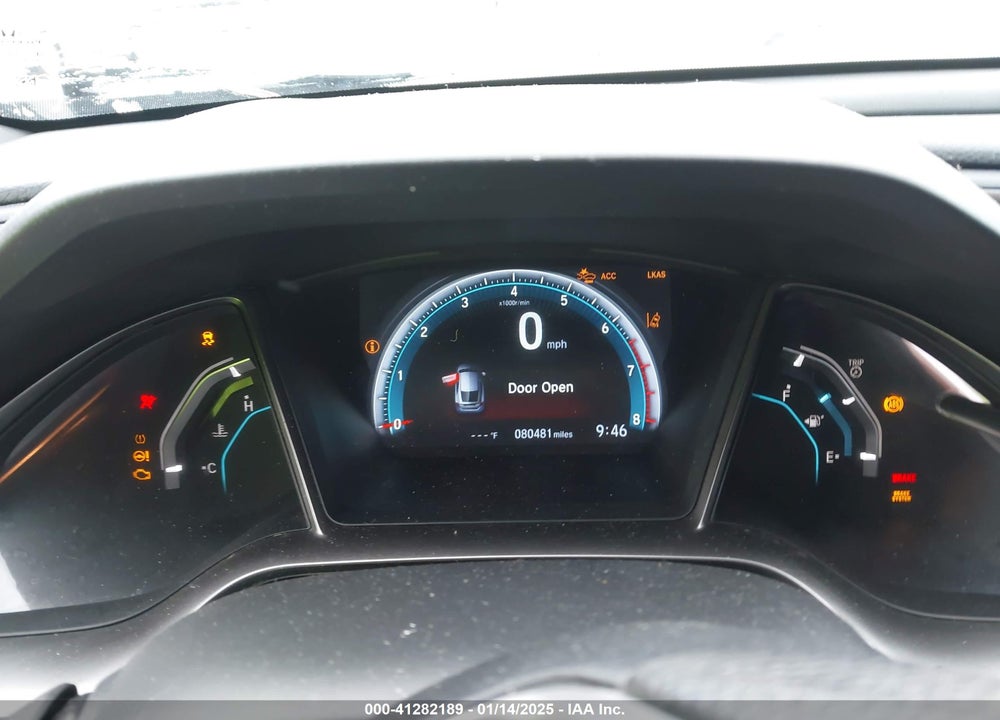 2019 HONDA CIVIC VIN: SHHFK7H60KU226872