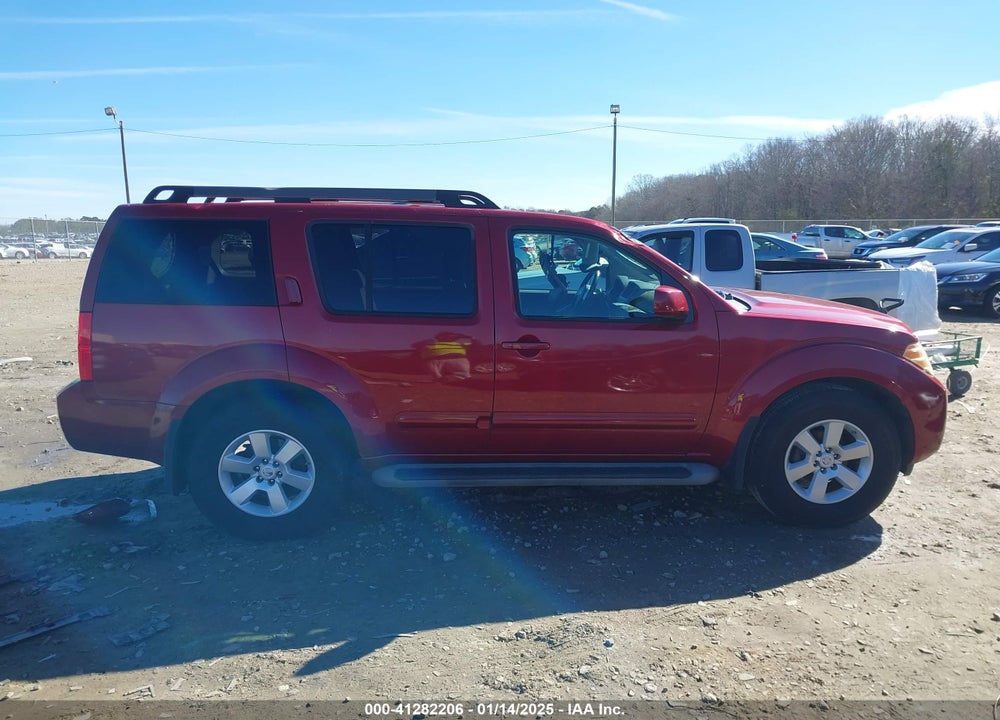 2008 NISSAN PATHFINDER SE VIN: 5N1AR18U98C643086