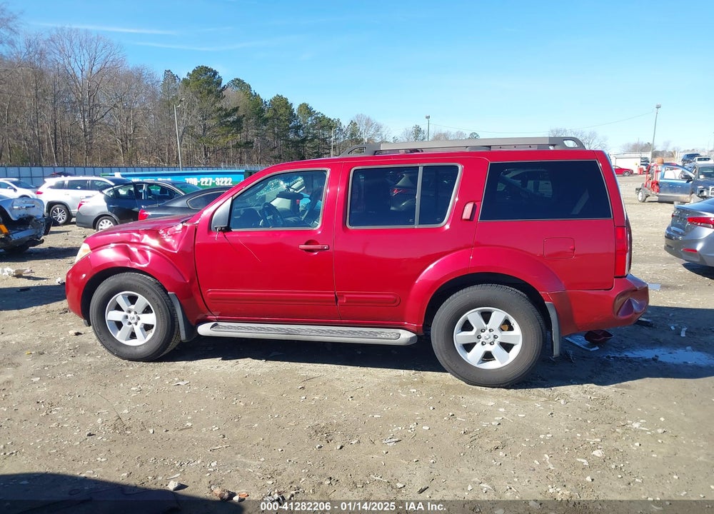 2008 NISSAN PATHFINDER SE VIN: 5N1AR18U98C643086