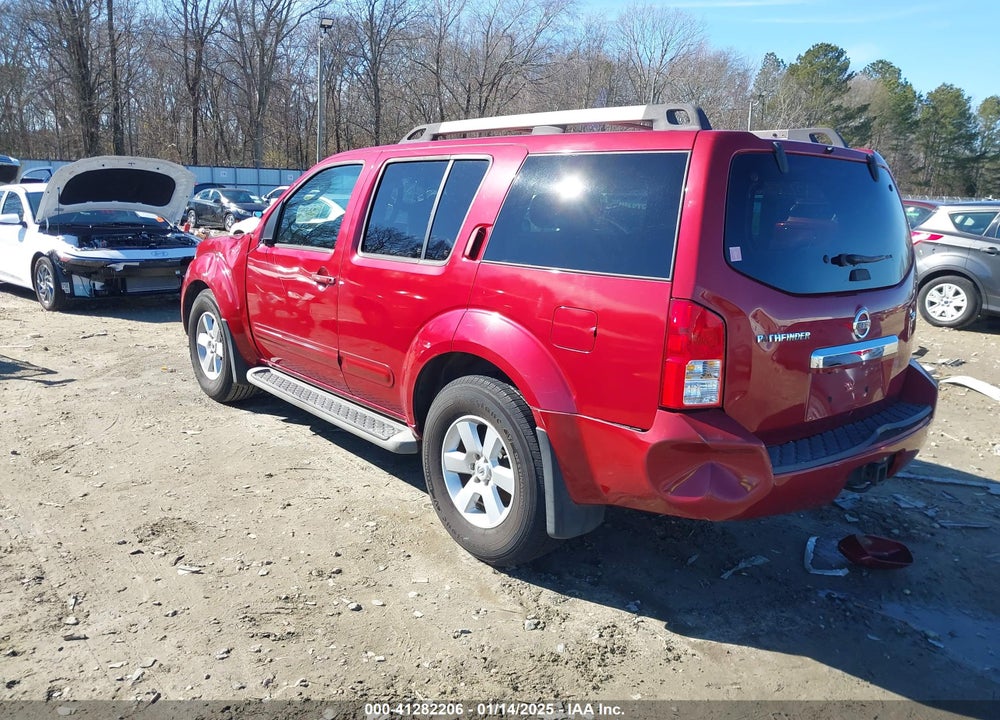 2008 NISSAN PATHFINDER SE VIN: 5N1AR18U98C643086
