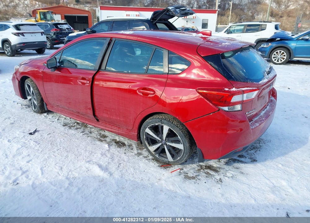 2019 SUBARU IMPREZA VIN: 4S3GTAJ60K3705736