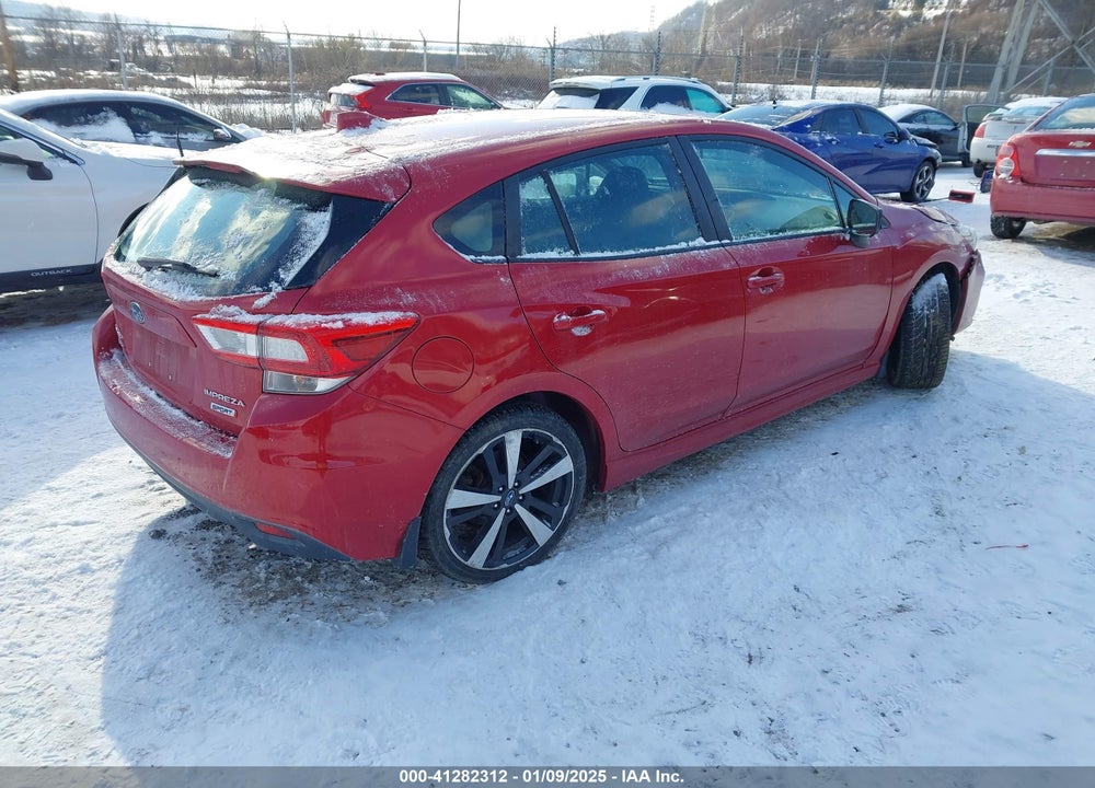 2019 SUBARU IMPREZA VIN: 4S3GTAJ60K3705736