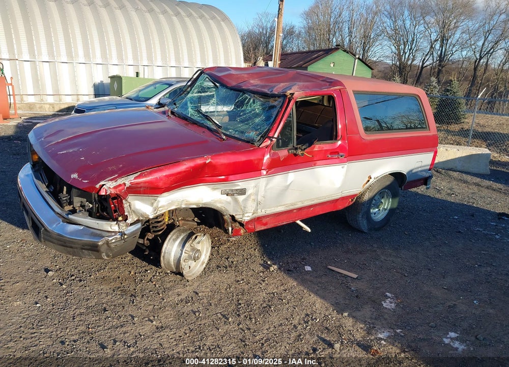 1996 FORD BRONCO U100 VIN: 1FMEU15N8TLA78223