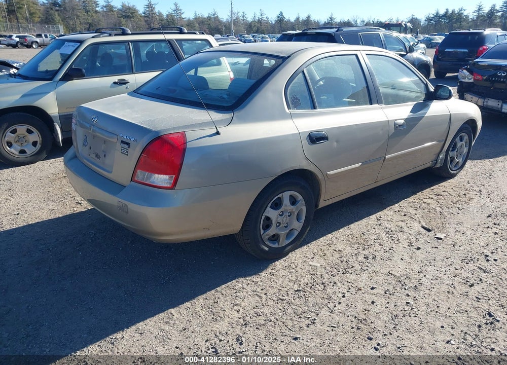 2003 HYUNDAI ELANTRA GLS/GT VIN: KMHDN45D43U595515