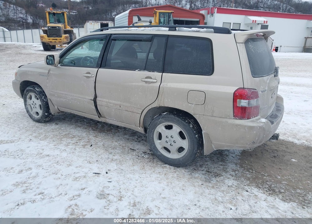 2005 TOYOTA HIGHLANDER LIMITED V6 VIN: JTEEP21A650118626
