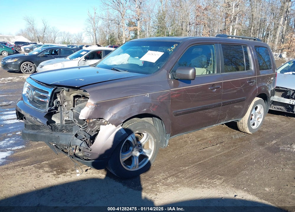 2012 HONDA PILOT EX-L VIN: 5FNYF4H63CB016152
