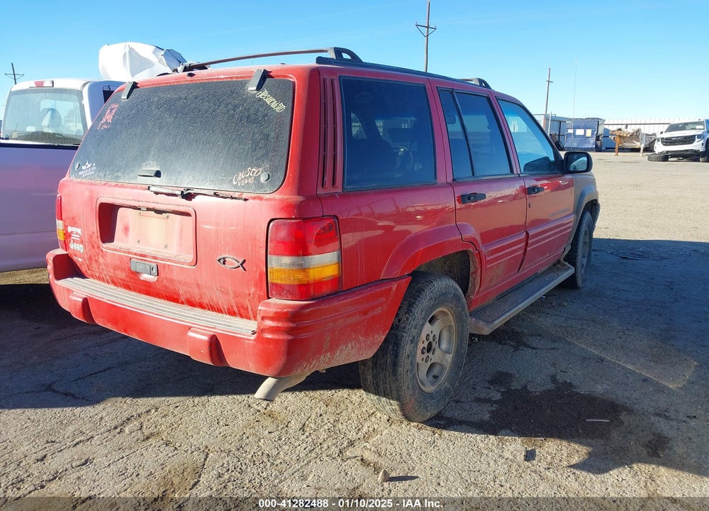 1998 JEEP GRAND CHEROKEE LAREDO VIN: 1J4FX48S8WC345281