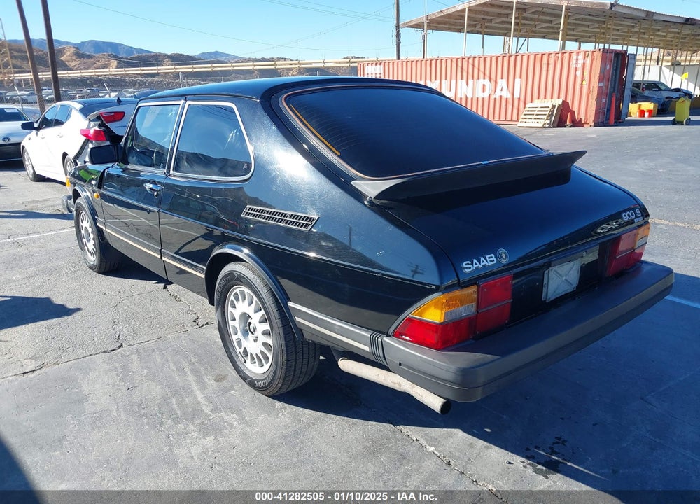1986 SAAB 900 S VIN: YS3AC35D3G7027132