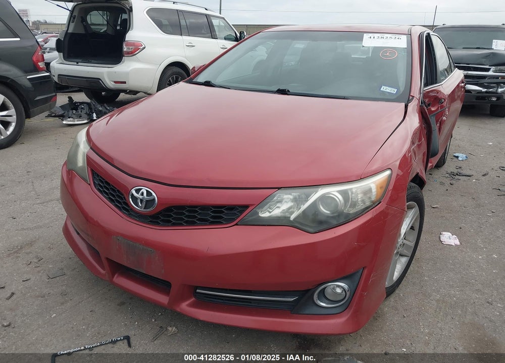 2012 TOYOTA CAMRY SE VIN: 4T1BF1FK7CU523580