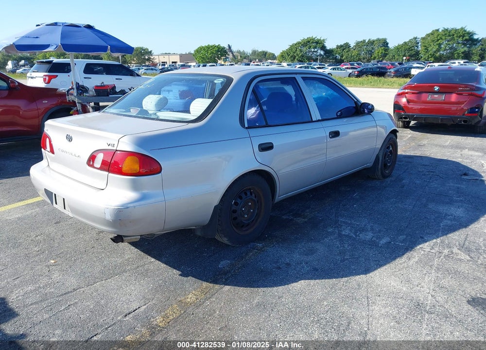2000 TOYOTA COROLLA VE VIN: 1NXBR12EXYZ320391