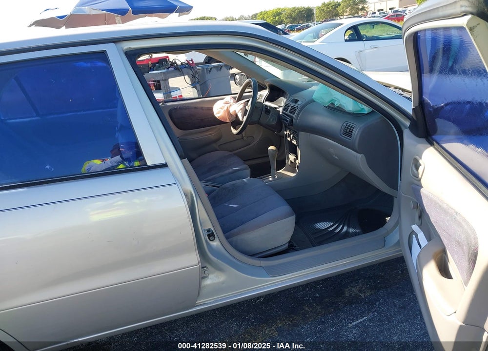 2000 TOYOTA COROLLA VE VIN: 1NXBR12EXYZ320391
