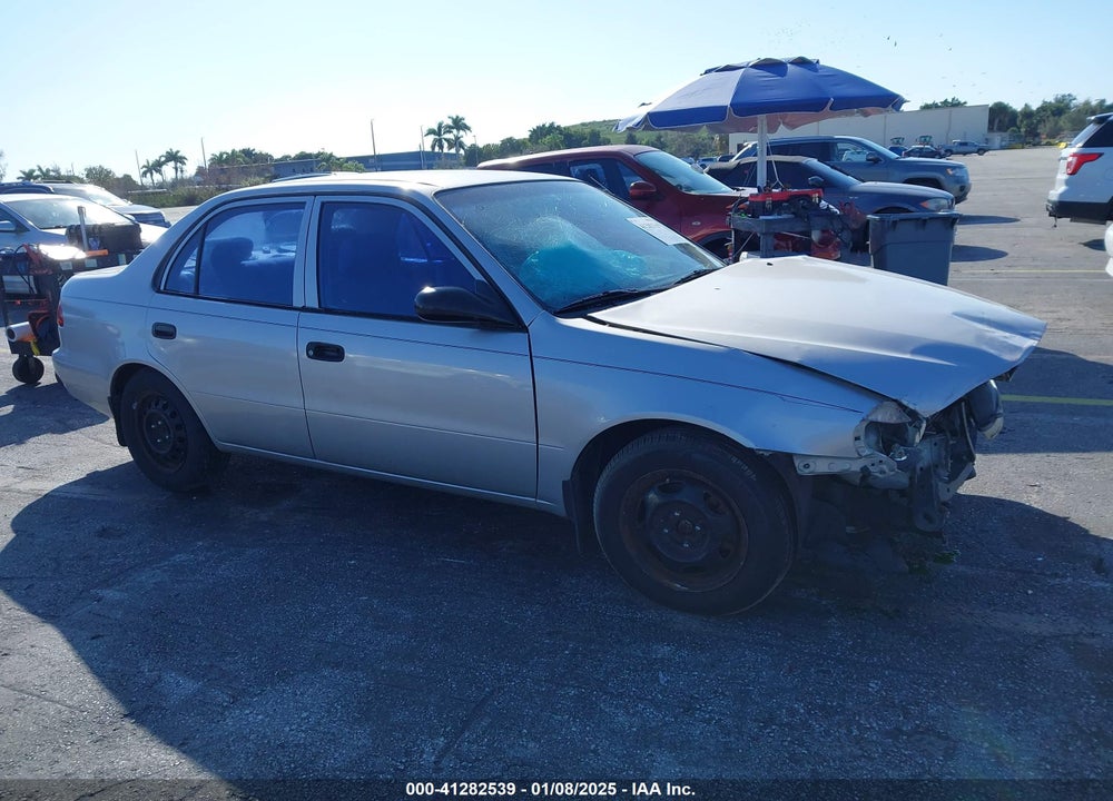 2000 TOYOTA COROLLA VE VIN: 1NXBR12EXYZ320391