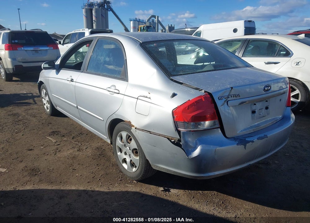 2007 KIA SPECTRA VIN: KNAFE121275453151