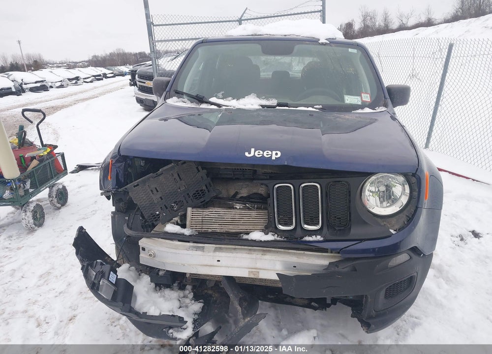 2018 JEEP RENEGADE SPORT 4X4 VIN: ZACCJBAB5JPJ21945