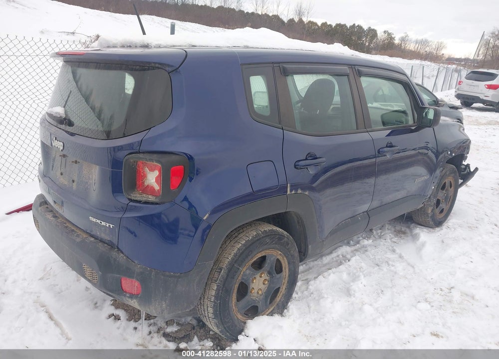 2018 JEEP RENEGADE SPORT 4X4 VIN: ZACCJBAB5JPJ21945
