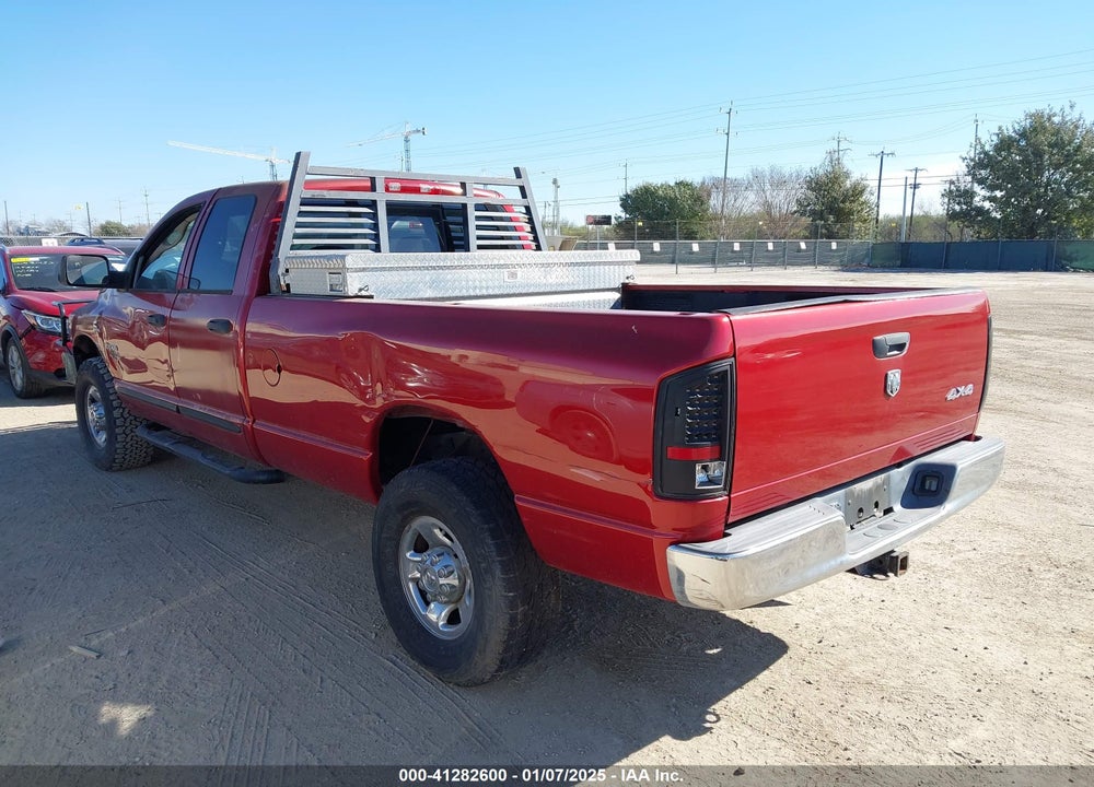2007 DODGE RAM 3500 SLT/TRX4 OFF ROAD/SPORT VIN: 3D7MX38A17G780615