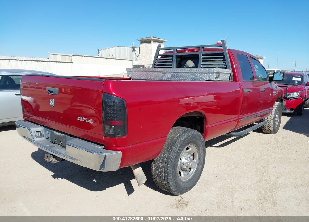 2007 DODGE RAM 3500 SLT/TRX4 OFF ROAD/SPORT VIN: 3D7MX38A17G780615