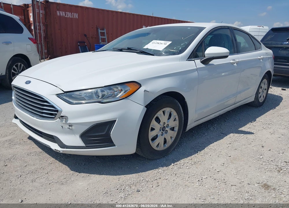 2019 FORD FUSION S VIN: 3FA6P0G74KR276067
