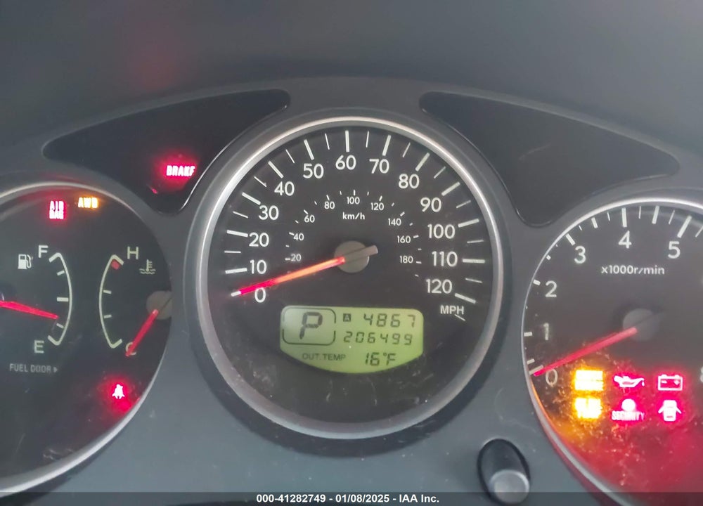 2006 SUBARU FORESTER 2.5X VIN: JF1SG65656H744746