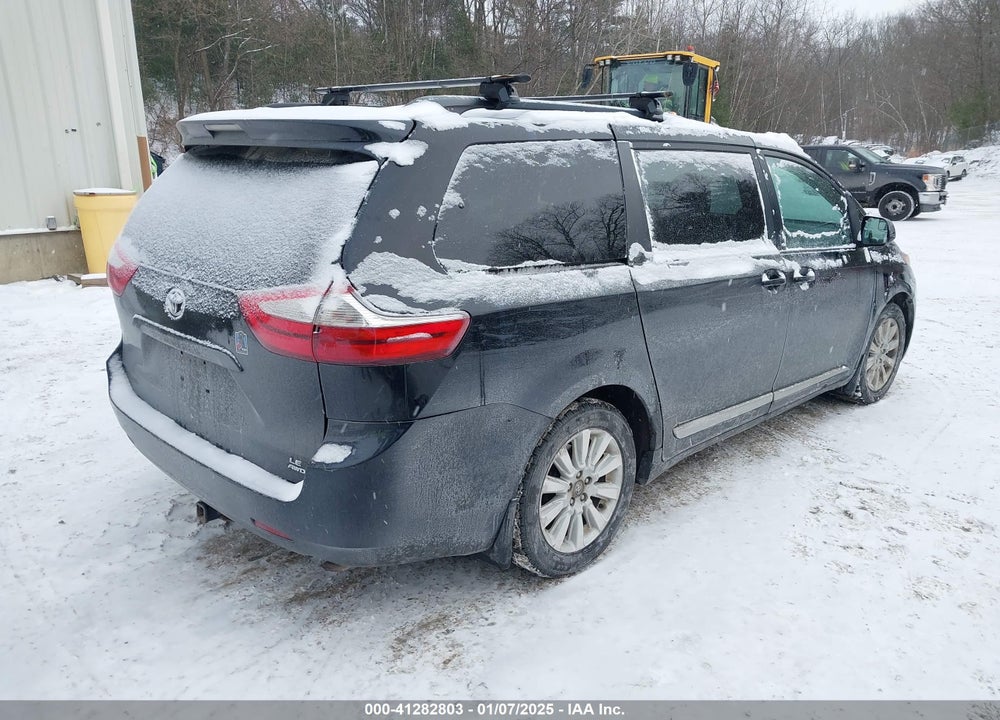 2015 TOYOTA SIENNA LE 7 PASSENGER VIN: 5TDJK3DC4FS127649