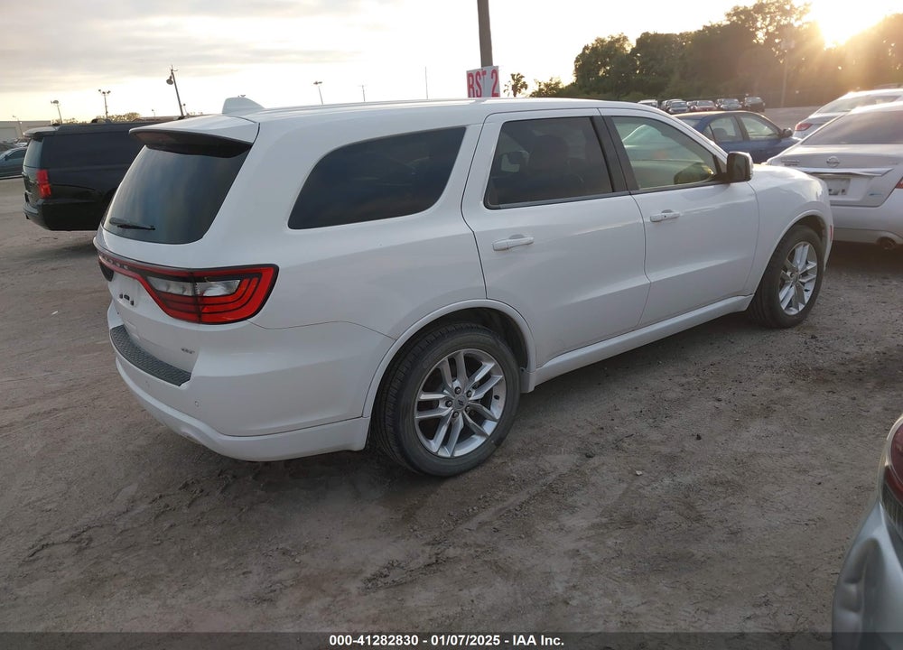2021 DODGE DURANGO GT PLUS RWD VIN: 1C4RDHDG8MC608077