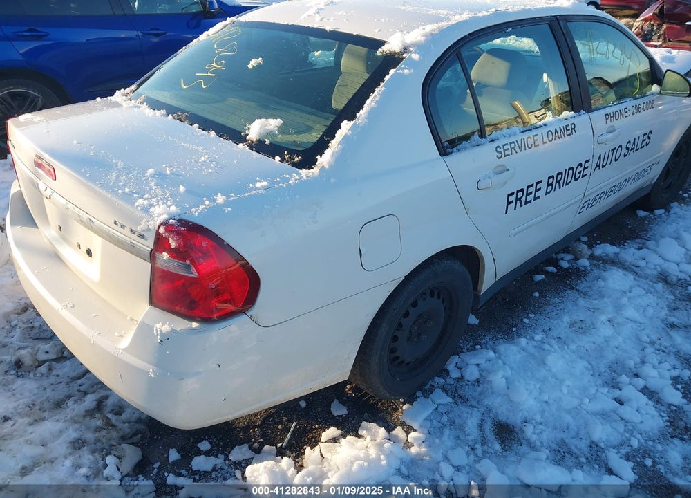 2006 CHEVROLET MALIBU VIN: 1G1ZS51826F177540