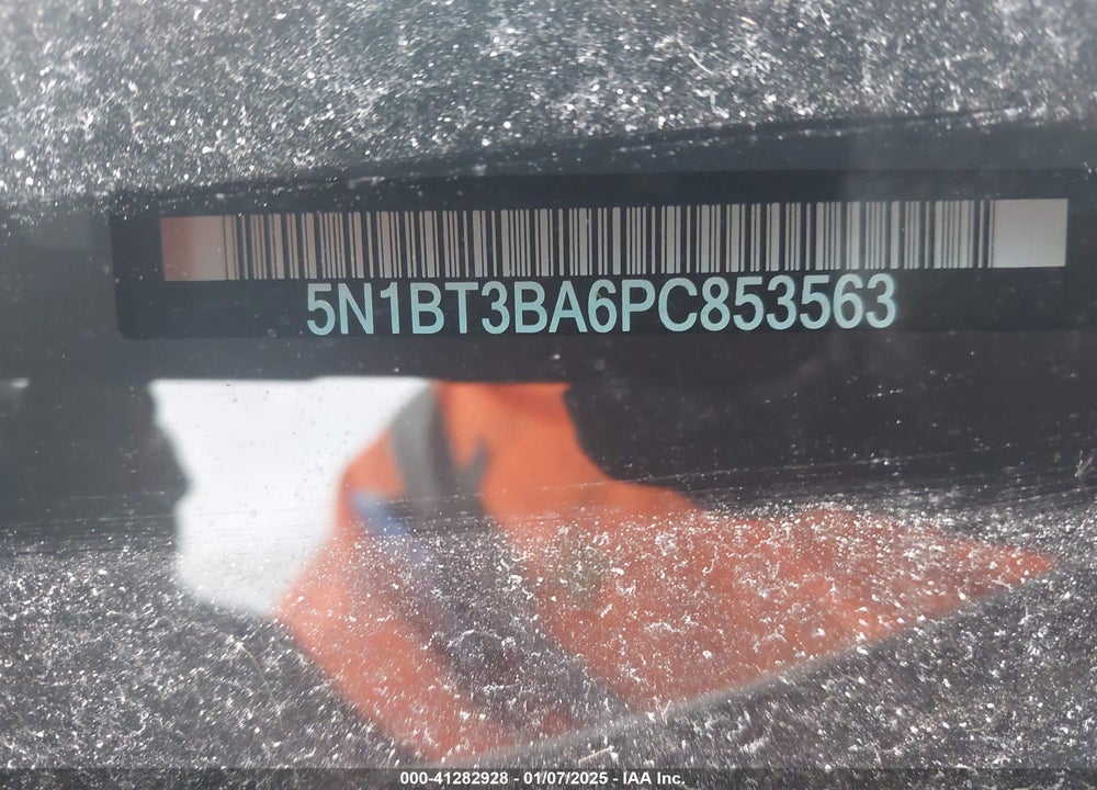 2023 NISSAN ROGUE SV FWD VIN: 5N1BT3BA6PC853563