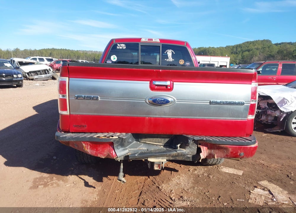 2012 FORD F-150 PLATINUM VIN: 1FTFW1ET6CFA41980