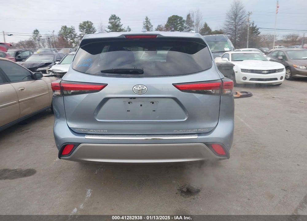 2021 TOYOTA HIGHLANDER PLATINUM VIN: 5TDFZRBH7MS123403