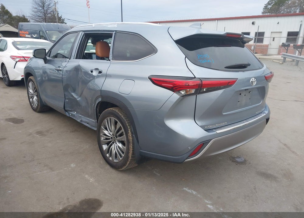 2021 TOYOTA HIGHLANDER PLATINUM VIN: 5TDFZRBH7MS123403