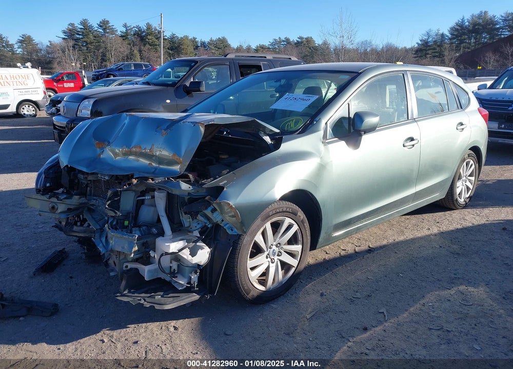 2016 SUBARU IMPREZA VIN: JF1GPAB68GH337695