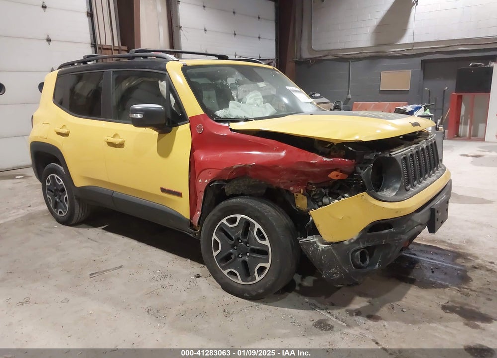 2016 JEEP RENEGADE TRAILHAWK VIN: ZACCJBCTXGPD38327