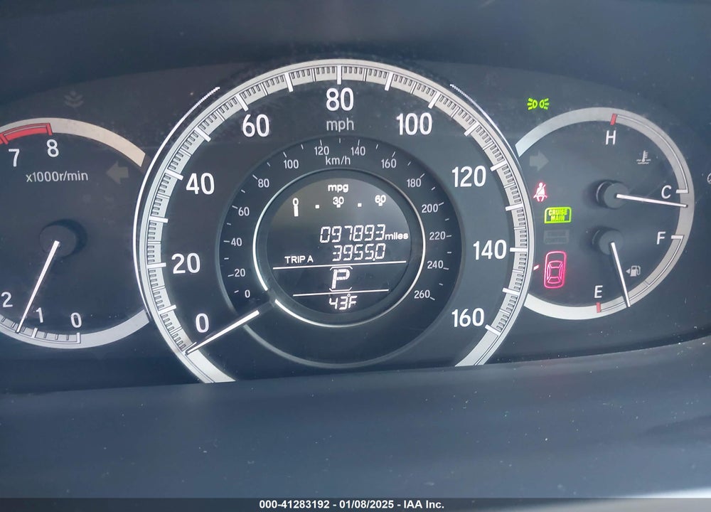 2016 HONDA ACCORD EX-L VIN: 1HGCR2F81GA049158