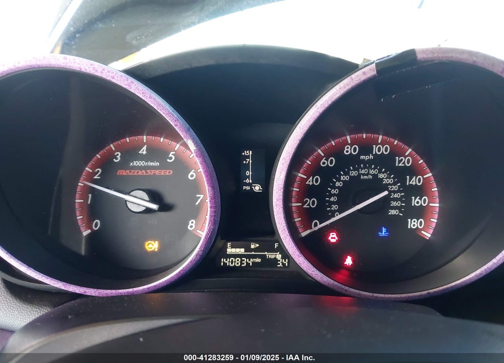 2013 MAZDA SPEED VIN: JM1BL1L40D1806988