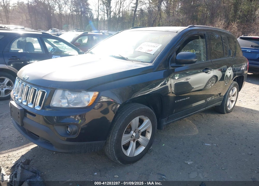 2012 JEEP COMPASS LATITUDE VIN: 1C4NJDEB6CD604802