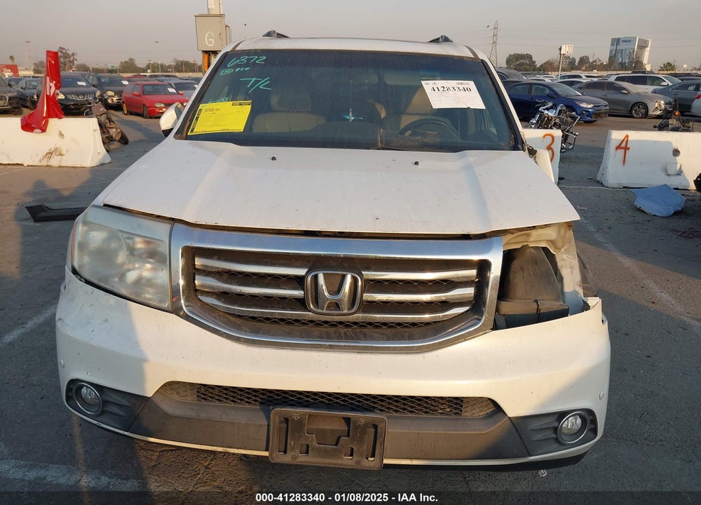 2012 HONDA PILOT TOURING VIN: 5FNYF3H9XCB027136