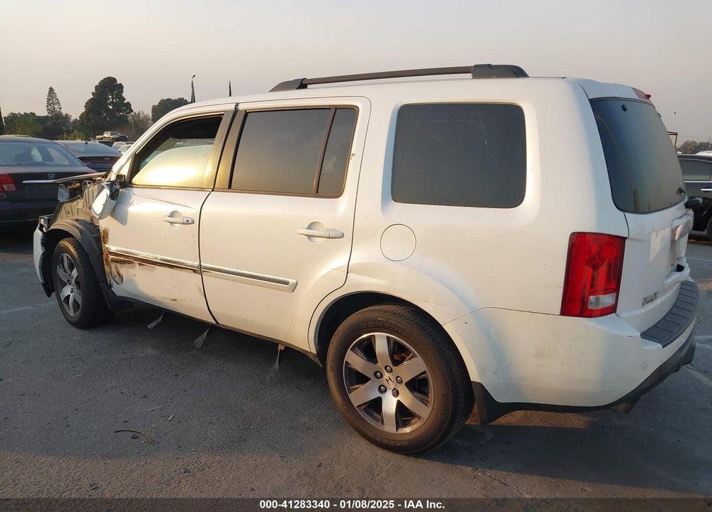 2012 HONDA PILOT TOURING VIN: 5FNYF3H9XCB027136