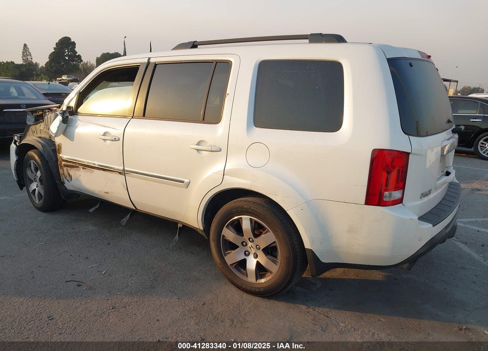2012 HONDA PILOT TOURING VIN: 5FNYF3H9XCB027136