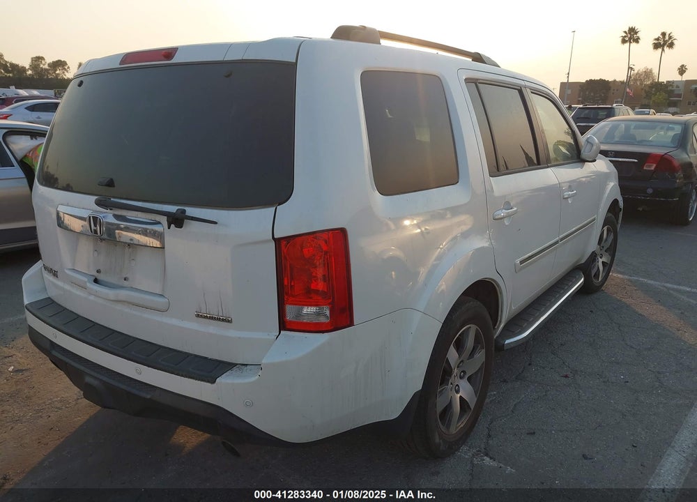 2012 HONDA PILOT TOURING VIN: 5FNYF3H9XCB027136