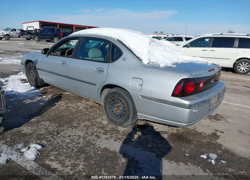 2004 CHEVROLET IMPALA VIN: 2G1WF52E249255655