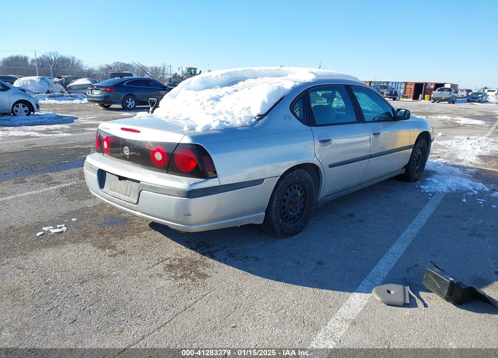 2004 CHEVROLET IMPALA VIN: 2G1WF52E249255655